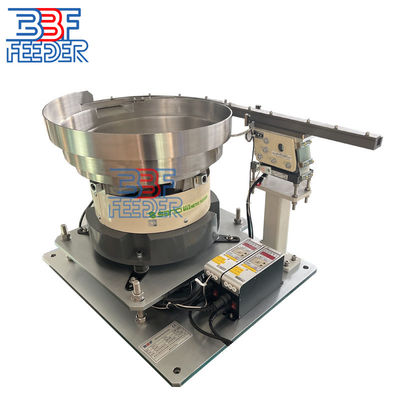 Adjustable Speed Vibrating Bowl Feeder Crown Lids Cap Feeder Machine