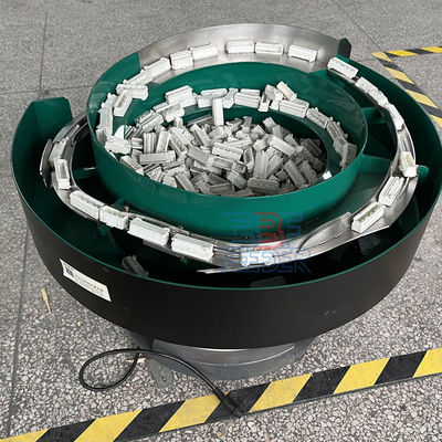 Dual Channel Vibratory Bowl Feeder Bottle Crown Lid Vibrating Cap Feeder