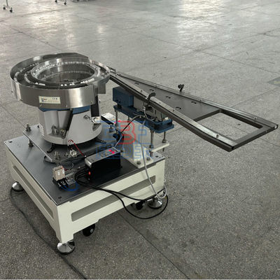 Rotary Vibratory Bowl Feeder Plastic Parts Two Lanes Vibrating Feeding Machine