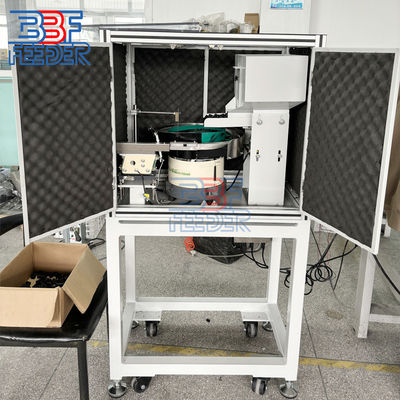 Soundproof Vibratory Bowl Feeder Plastic Parts Automatic Vibrating Feeder