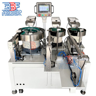 PLC System Bowl Feeder Machine Metal Block Vibratory Parts Feeder