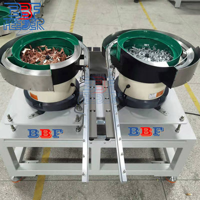 Customized Metal Strip Double Vibratory Bowl Feeder For Caps And Capsules