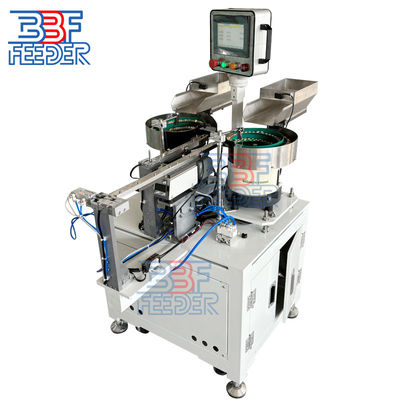 PLC System Bowl Feeder Machine Metal Block Vibratory Parts Feeder