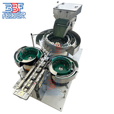 Metal Parts Vibrating Feeding Electromagnet Vibratory Bowl Feeder With Bowl Finishing Polishing Or PU Coating