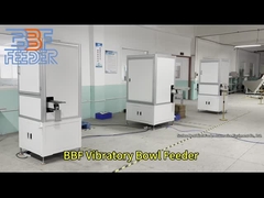 Soundproof Enclosure Electromagnetic Vibrator Feeder Metal Parts Vibrating Bowl Feeder