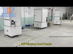 Automatic Big Size Vibration Bowl Feeder Engineering Plastic Parts Vibrating Plate Feeder