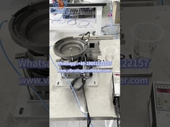 Vibratory Bowl Feeder Conveying Small Metal Parts