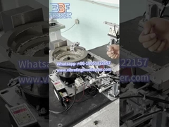 Watch the Vibratory Bowl Feeder Feeding Metal Parts