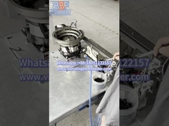 Vibratory Bowl Feeder Conveying Small Parts